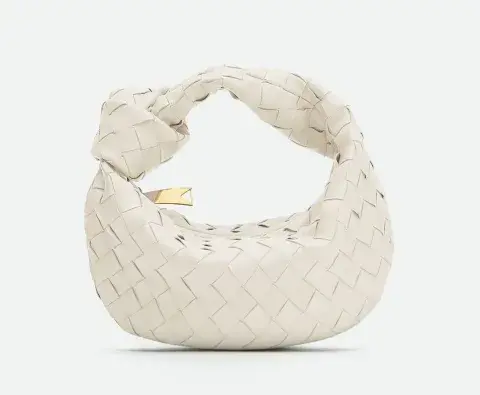 Foto de un bolso trenzado de Botega Venetta.