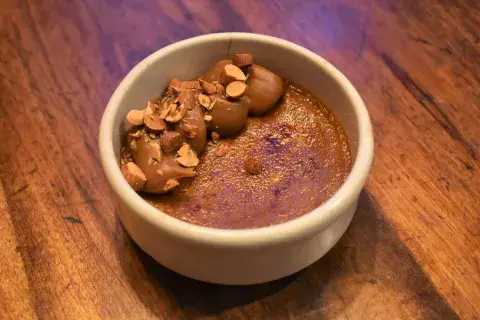Crème brûlée de dulce de leche