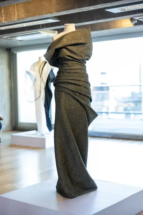 Un vestido exhibido en Designers Buenos Aires Un vestido exhibido en Designers Buenos Aires
