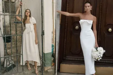 Mujeres vestidas de novias Mujeres vestidas de novias
