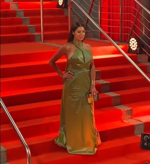 Foto de Pamela David en la alfombra roja de los Martín Fierro de Cine. Foto de Pamela David en la alfombra roja de los Martín Fierro de Cine.