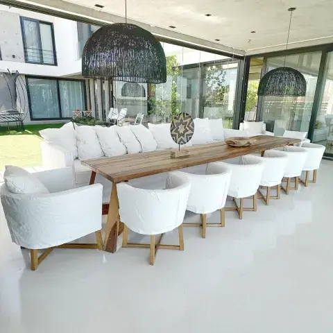 Así es la galería de la casa de Pampita en Nordelta Así es la galería de la casa de Pampita en Nordelta