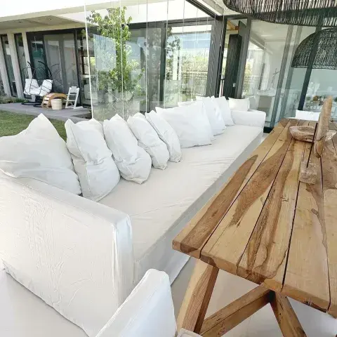 Así es la galería de la casa de Pampita en Nordelta Así es la galería de la casa de Pampita en Nordelta