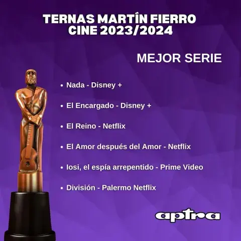 Gráfica con Las series de streaming nominadas al Martín Fierro de Cine. Gráfica con Las series de streaming nominadas al Martín Fierro de Cine.