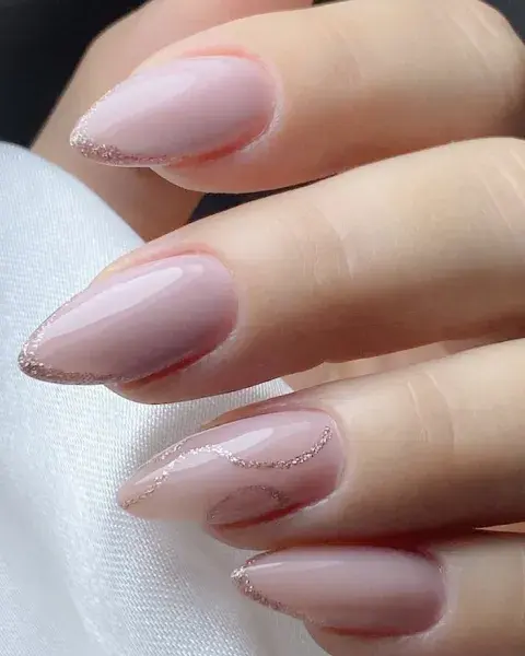 uñas con glitter uñas con glitter