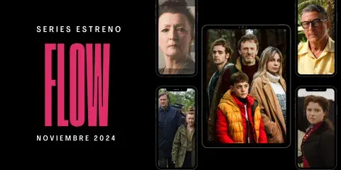 Grafica con Las series que estrenan en noviembre 2024 en Flow. Grafica con Las series que estrenan en noviembre 2024 en Flow.
