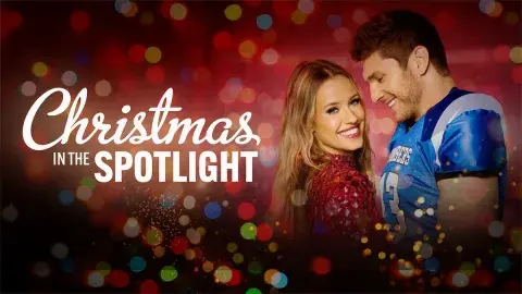 Póster de Christmas in the Spotlight, la película navideña inspirada en Taylor Swift y Travis Kelce. Póster de Christmas in the Spotlight, la película navideña inspirada en Taylor Swift y Travis Kelce.