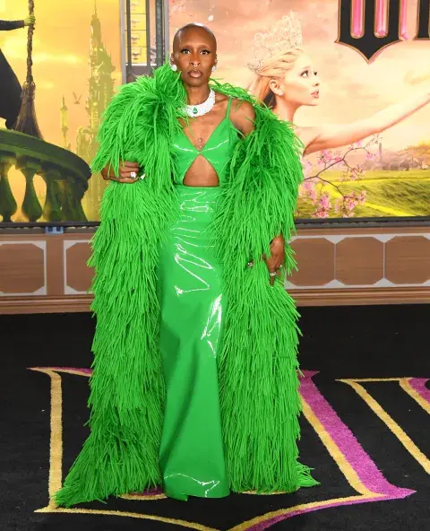 Cynthia Erivo en la premiere de Wicked en Los Ángeles.