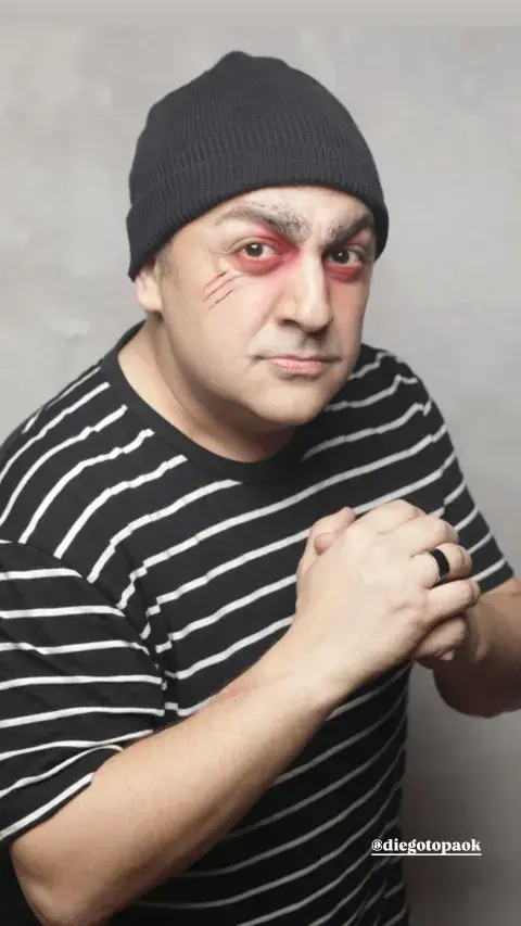 El disfraz de Diego Topa en la fiesta de Halloween 2024. El disfraz de Diego Topa en la fiesta de Halloween 2024.
