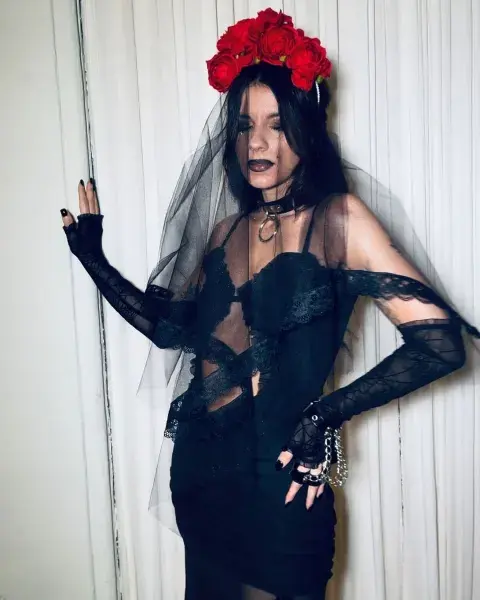 El disfraz de Gimena Accardi en la fiesta de Halloween 2024. El disfraz de Gimena Accardi en la fiesta de Halloween 2024.
