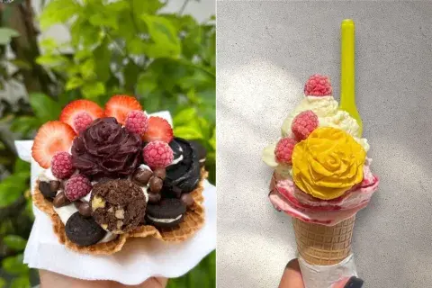 Dos helados Dos helados