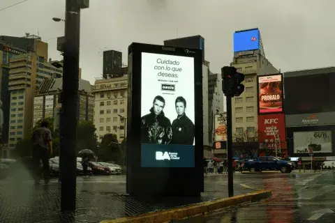 Foto del anuncio de una posible visita a la Argentina de Oasis. Foto del anuncio de una posible visita a la Argentina de Oasis.