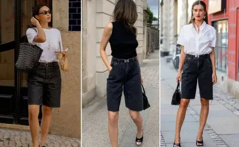 Las bermudas de jean van con todo