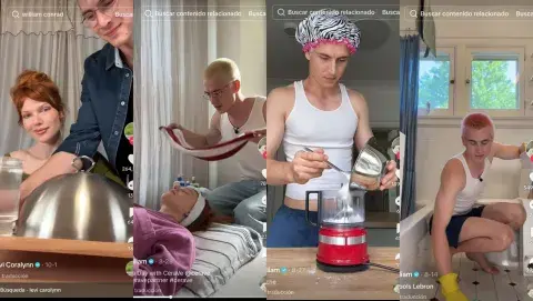 William limpia la casa, hace la comida y hasta se ocupa del cuidado personal de su pareja William limpia la casa, hace la comida y hasta se ocupa del cuidado personal de su pareja