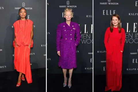 Ryan Destiny, Tilda Swinton y Julianne Moore se inclinaron por opciones más coloridas Ryan Destiny, Tilda Swinton y Julianne Moore se inclinaron por opciones más coloridas