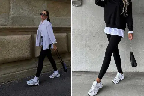 Podés llevar tus zapatillas con camisas XXL Podés llevar tus zapatillas con camisas XXL