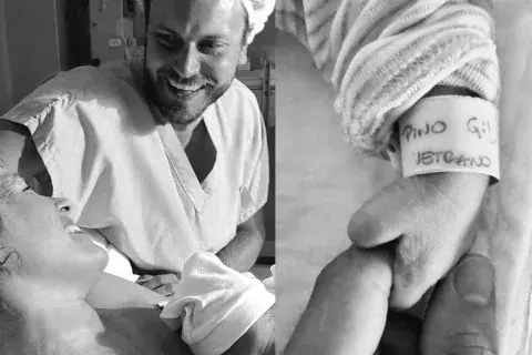 Cande Vetrano y Andrés Gil fueron padres de un niño Cande Vetrano y Andrés Gil fueron padres de un niño
