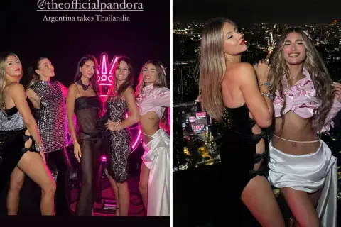 Pampita, Zaira Nara, Stephanie Demner, Juli Poggio y Jime Barón juntas en Tailandia Pampita, Zaira Nara, Stephanie Demner, Juli Poggio y Jime Barón juntas en Tailandia