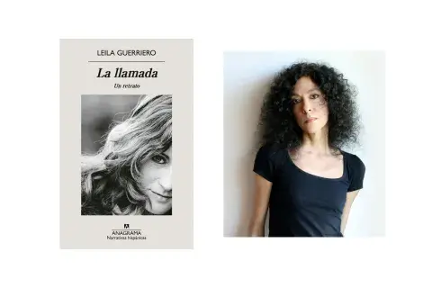 Portada de La Llamada y retrato de Leila Guerriero. Portada de La Llamada y retrato de Leila Guerriero.
