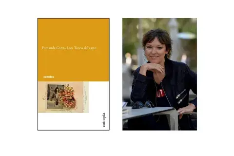 Portada de Teoría del tacto y retrato de Fernanda García Lao Portada de Teoría del tacto y retrato de Fernanda García Lao