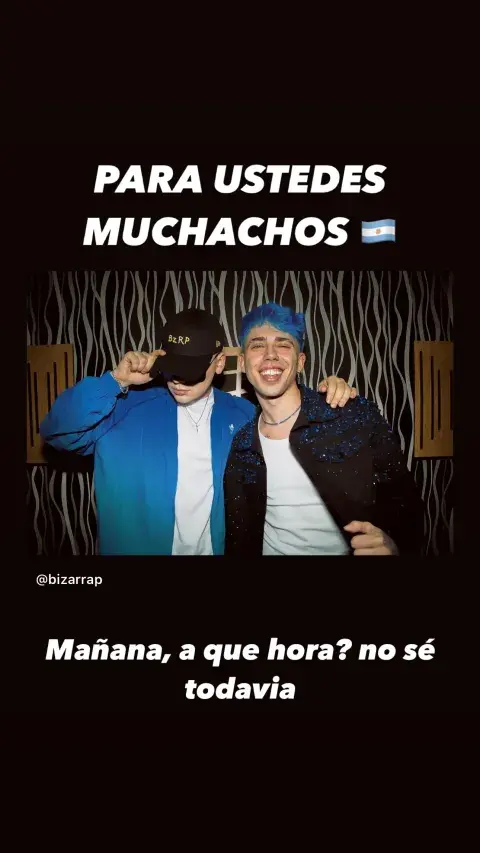 Foto de Bizarrap junto a Luck Ra. Foto de Bizarrap junto a Luck Ra.