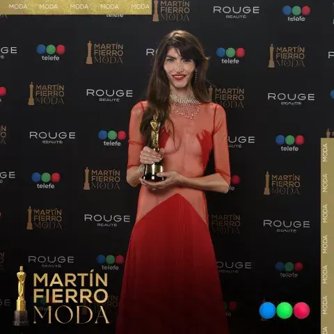 ida como Modelo del año en el Martín Fierro de la Moda 2024. ida como Modelo del año en el Martín Fierro de la Moda 2024.