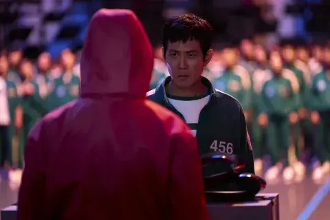 Foto de la temporada 2 de El juego del calamar en Netflix.