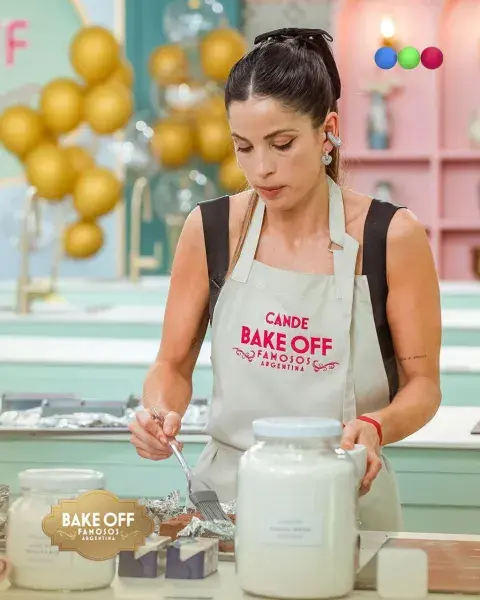 Cande Molfese, finalista de Bake Off Famosos 2024. Cande Molfese, finalista de Bake Off Famosos 2024.