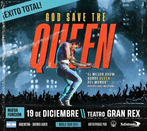 Póster del regreso de God Save the Queen. Póster del regreso de God Save the Queen.