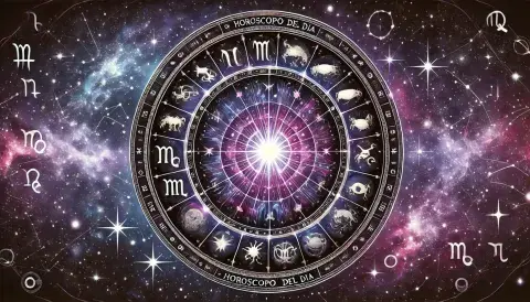 La rueda zodiacal, con los símbolos de los 12 signos astrales. La rueda zodiacal, con los símbolos de los 12 signos astrales.