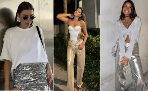 Looks en color dorado Looks en color dorado