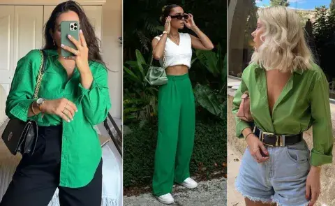 Looks en color verde Looks en color verde