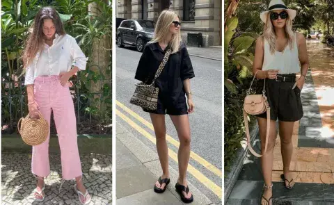 Looks con ojotas Looks con ojotas