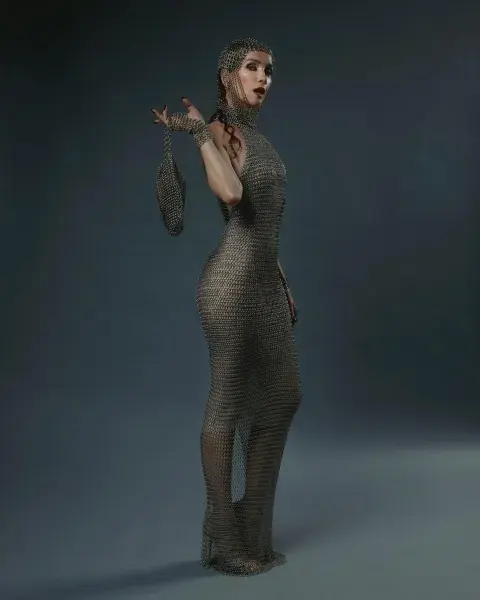El look medieval de Natalia Oreiro en los Martín Fierro de la Moda 2024. El look medieval de Natalia Oreiro en los Martín Fierro de la Moda 2024.