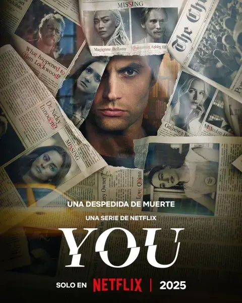 Póster del final de la serie You. Póster del final de la serie You.