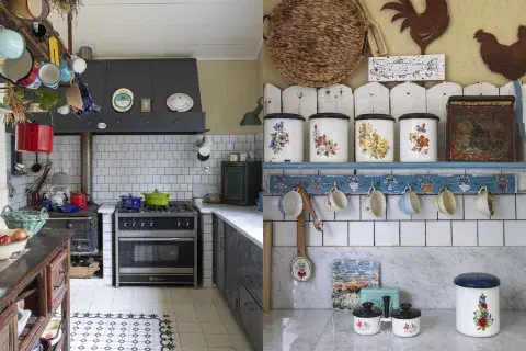 Los enlosados, otro clásico para una cocina campera. Los enlosados, otro clásico para una cocina campera.