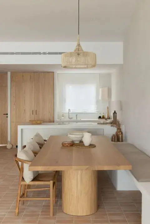 comedor con sillas y banco comedor con sillas y banco