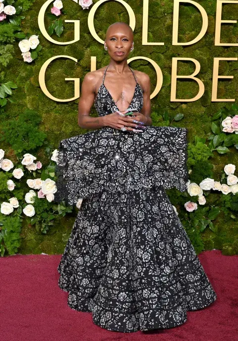 Cynthia Erivo en los golden globes Cynthia Erivo en los golden globes