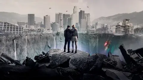 Poster de la serie La Brea. Poster de la serie La Brea.