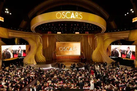 Imagen de la entrega de los Oscars. Imagen de la entrega de los Oscars.