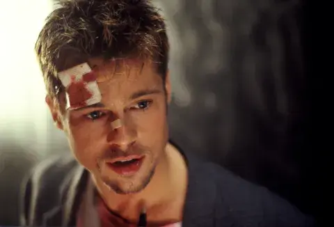 Brad Pitt en "Seven" Brad Pitt en "Seven"