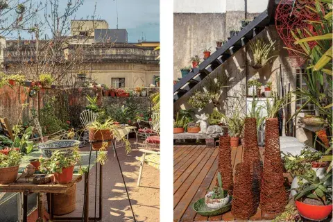 Juego de jardín (Mercado Don Toto). Esculturas de Pitico Vulliez. Juego de jardín (Mercado Don Toto). Esculturas de Pitico Vulliez.