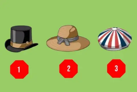 Seleccioná el sombrero que más te llame la atención y descubrí el significado. Seleccioná el sombrero que más te llame la atención y descubrí el significado.