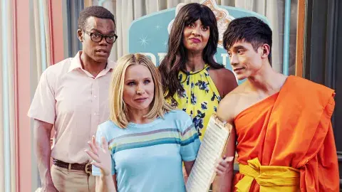 Foto de la serie The Good Place. Foto de la serie The Good Place.