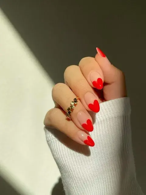 uñas de san valentín uñas de san valentín