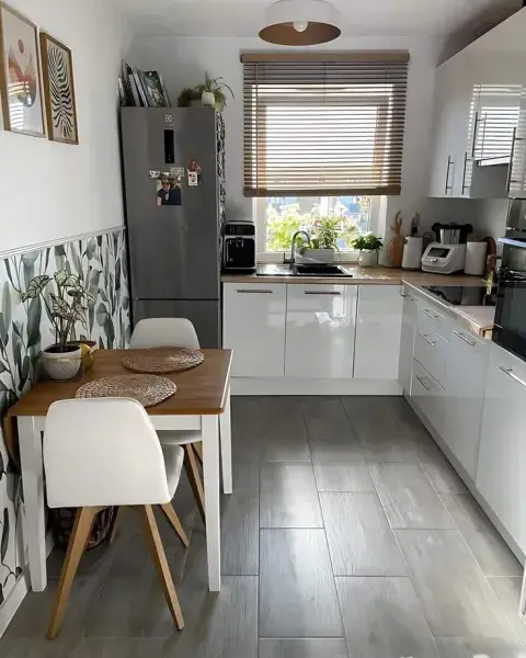 Foto de una cocina. Foto de una cocina.