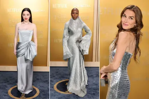 Mikey Madison, Cynthia Erivo y Brooke Shields. Mikey Madison, Cynthia Erivo y Brooke Shields.