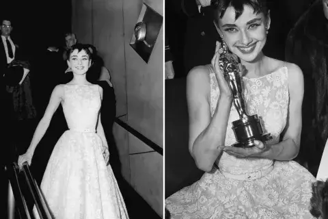 Andrey Hepburn en los Oscar de 1954, un vestido que hizo historia Andrey Hepburn en los Oscar de 1954, un vestido que hizo historia