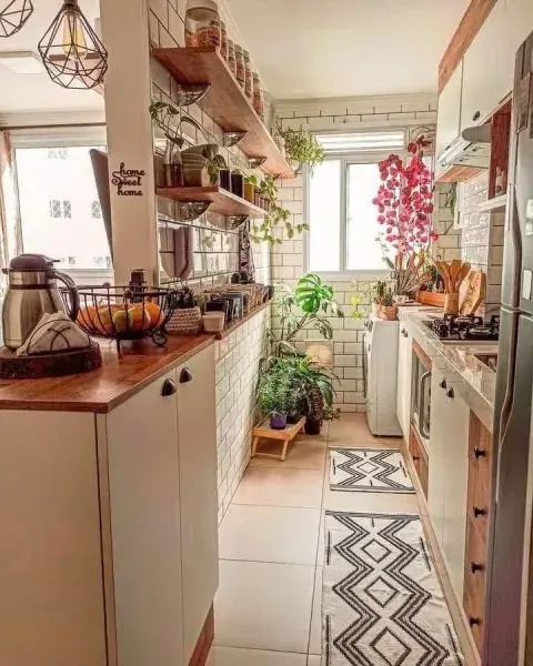 Foto de una cocina. Foto de una cocina.