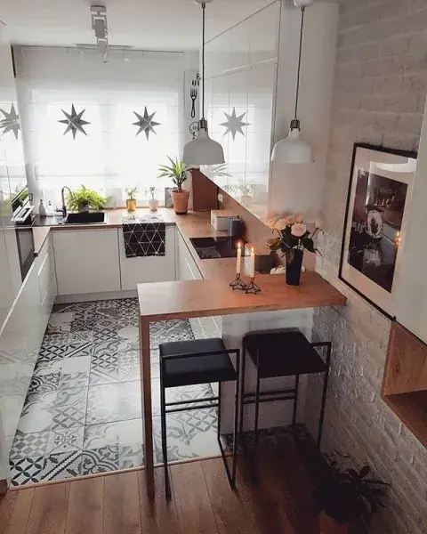 Foto de una cocina. Foto de una cocina.
